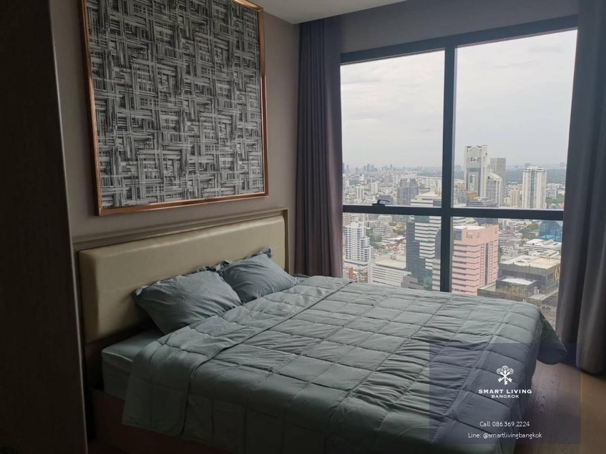 📢👇 Brand new unit and project for rent , 2 bedrooms near Lumpini park, Royal  sport club ,  Samyan Mitrtown, Siam Square, Chulalongkorn university , huge unblocked view, fully furnished and ready to move in at Ashton Chula Silom