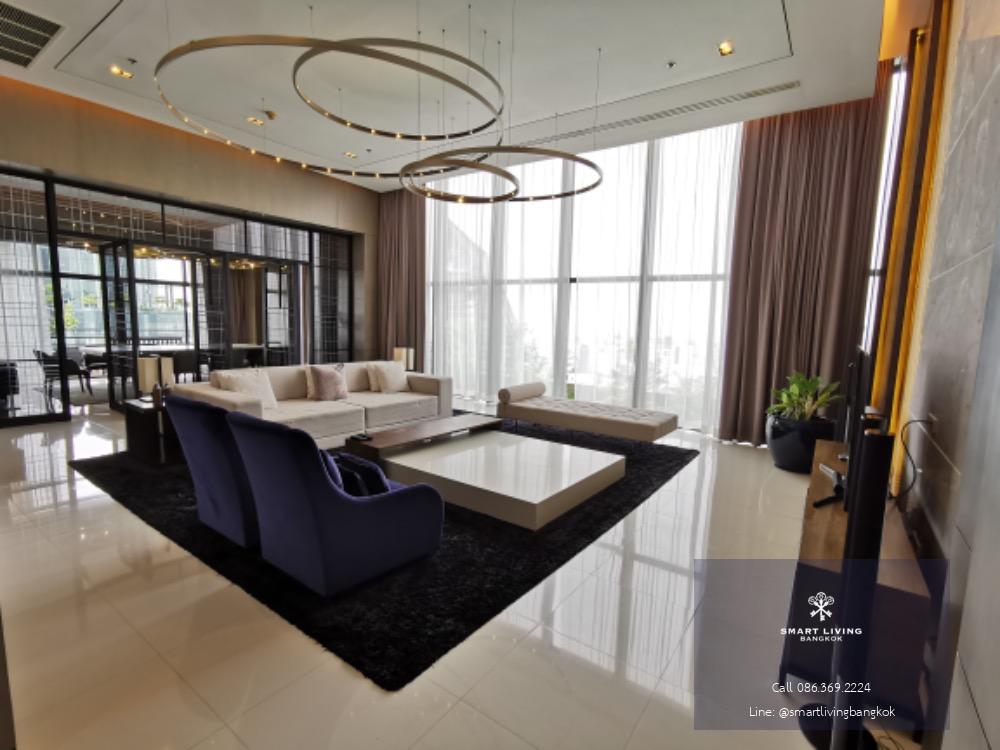 🌟✨The best penthouse for rent at Promphong Sukhumvit, 3 beds with luxury furniture and decoration with superb panorama view of Bangkok. Near Emporium, Emquartier and walk to BTS Promphong.