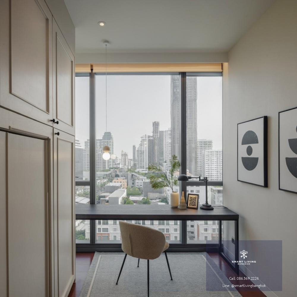 📢👇 Luxury brand new project in Thonglor where so many restaurants, coffee shops, supermarkets nearby , unblocked view, nice modern decor, rental price includes internet and common fee ready to move in