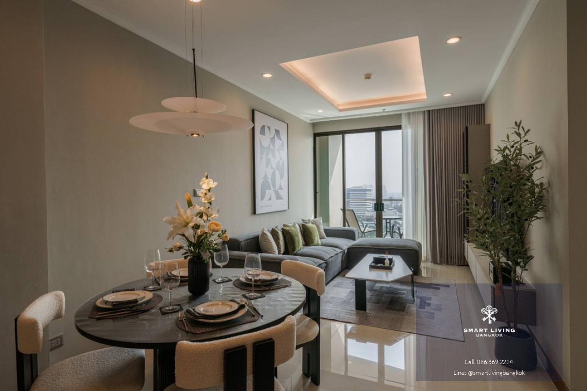 📢👇Living in the center of Bangkok, close to Em district: Emporium, EmQuartier, Emsphere, IKEA. 2 bedrooms corner unit near BTS Phromphong, unblocked view