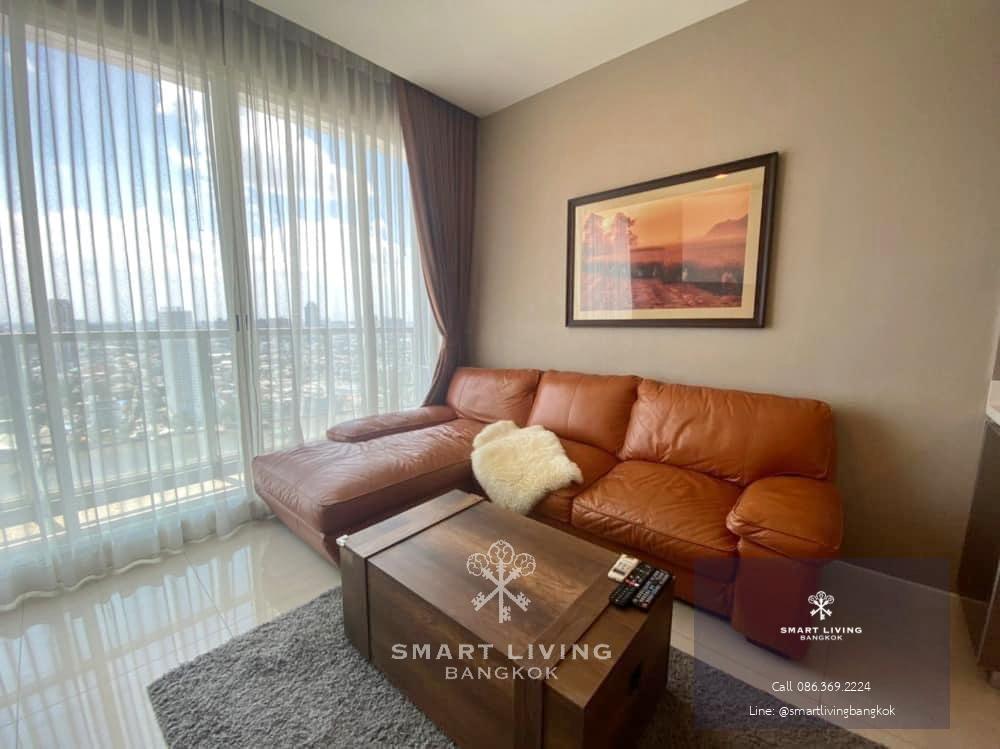 Menam Residences fully equipped 1 bed, with nice living room, walking distance to Asiatique The Riverfront.