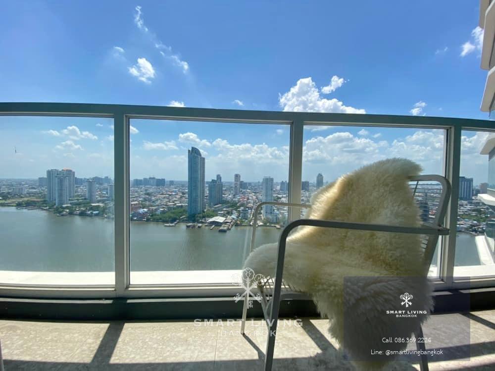 Menam Residences fully equipped 1 bed, with nice living room, walking distance to Asiatique The Riverfront.