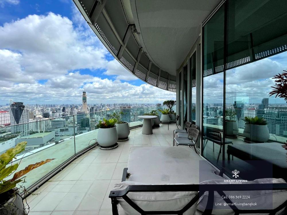 For rent the best Penthouse in city Magnolia Ratchadamri 3 beds duplex with luxury furniture     and superb panorama view.