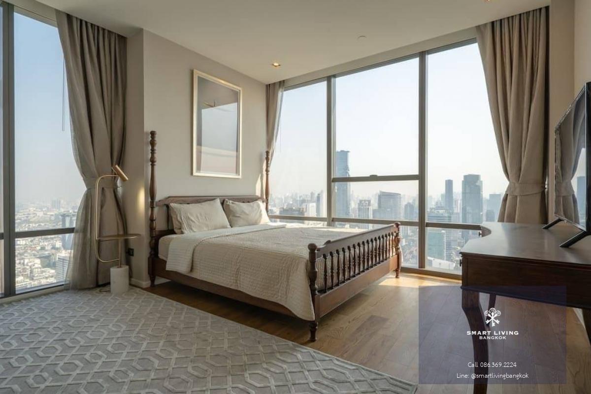 📢👇 The Bangkok Sathorn is one of good place, good location to live and invest in Sathorn , only few steps to BTS , private lift, fully furnished, nice decoration, unblocked city view, ready to move in