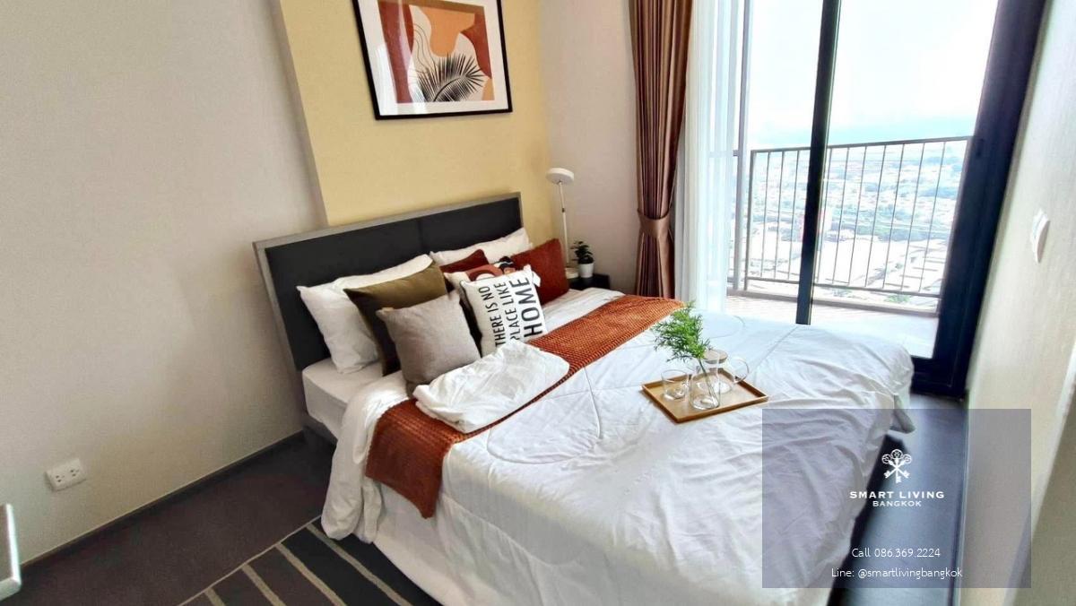 📢👇 Reasonable and affordable price for living or investing about 4% yield,  at Oka Haus, curved river view of Bang Krachao, convenient location with access to both Sukhumvit and Rama 4, near K village Oka Haus