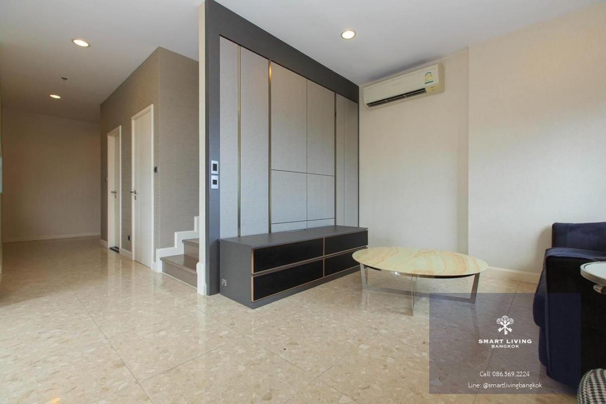 📢👇DUPLEX big size of 2 beds at The Crest Sukhuvmit 34 for rent, clear city view , fully furnished, very close to BTS This unit will be available on June 16,2024