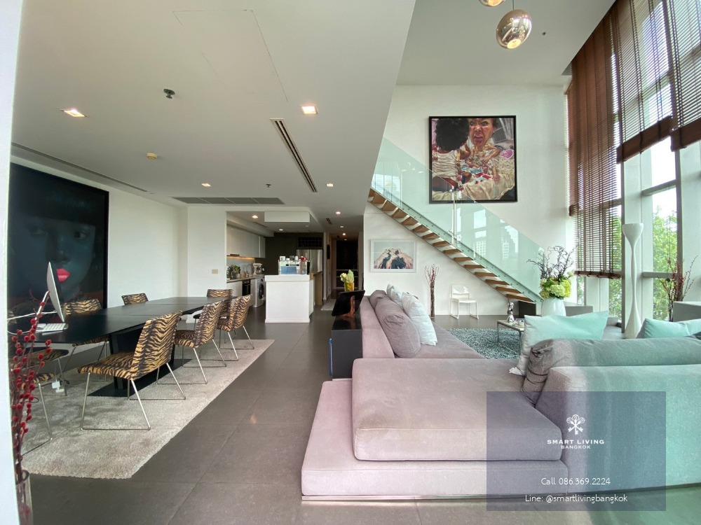 🔥Best price Duplex Penthouse for sale at The River Condominium 2xx,xxx / sq.m with luxury furniture and decoration 📢 Exclusive view facing Chao phraya river near iconsiam. Ready to visit and move in Tel. 086-369-2224