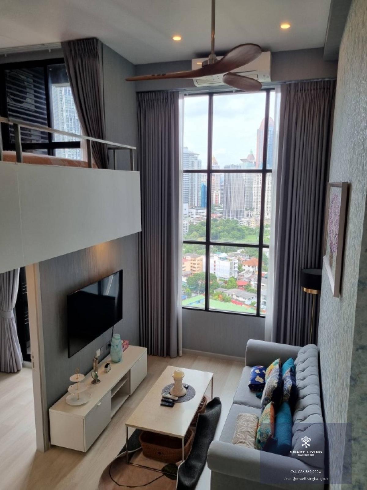 📢👇 Duplex unit at Knightsbridge Prime Sathorn.Fully furnished , ready to move in. Include cleaning 2 times a month.