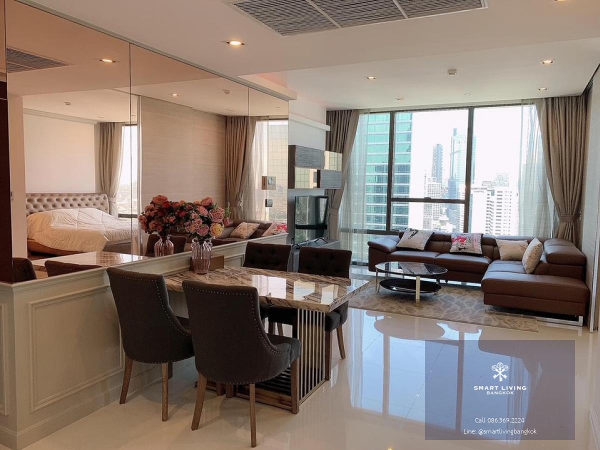 📢👇For sale 1 bed nice deco, fully furnished, unblocked view at The Bangkok Sathorn