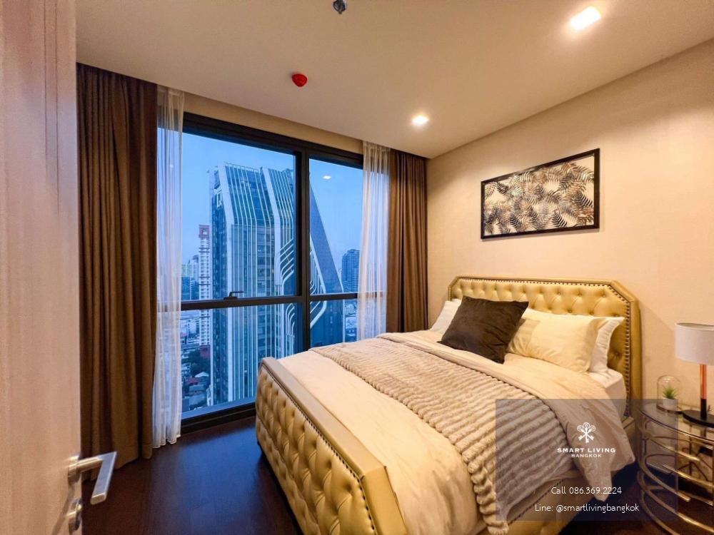 📢👇 Only a few units of 2-beds, 80 sqm at The Line Ratchathewi with charming nice modern , fully furnished, near Siam square