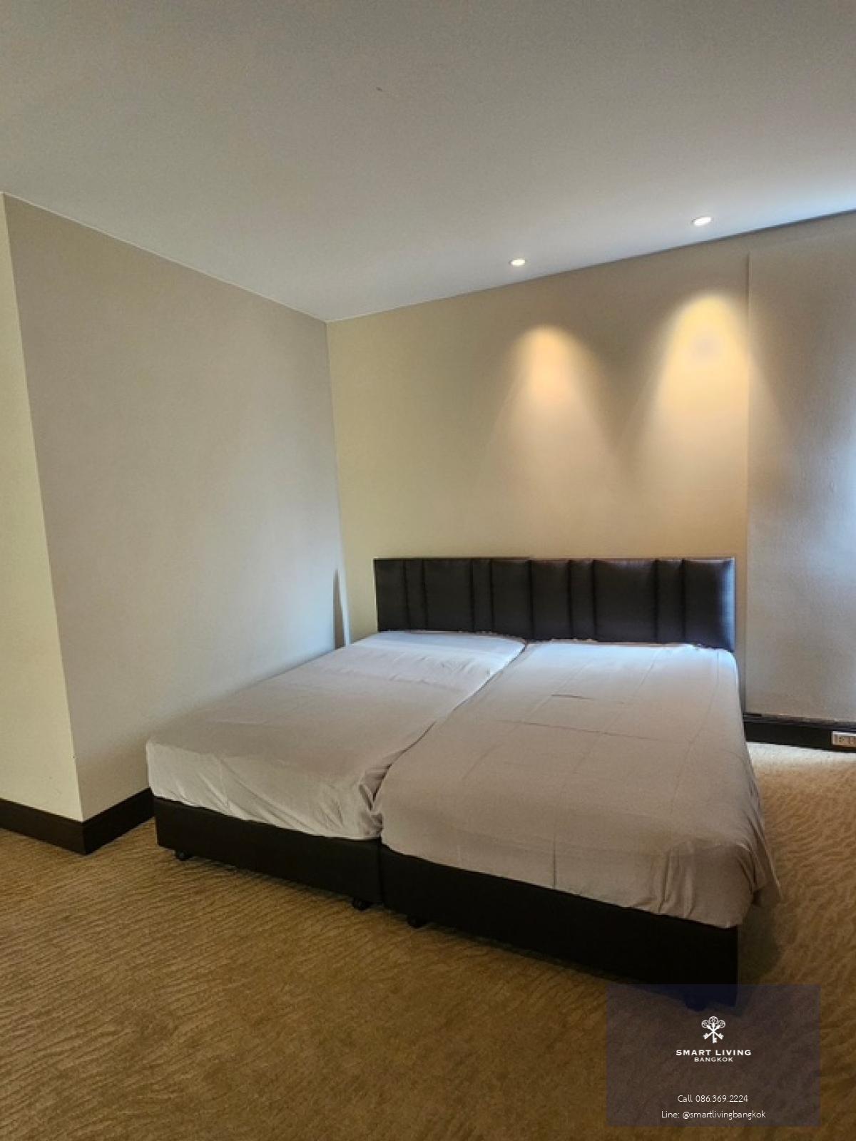 📢👇Huge size of 2 beds at  Sky Villa Condominium at Ascott Sathorn Bangkok