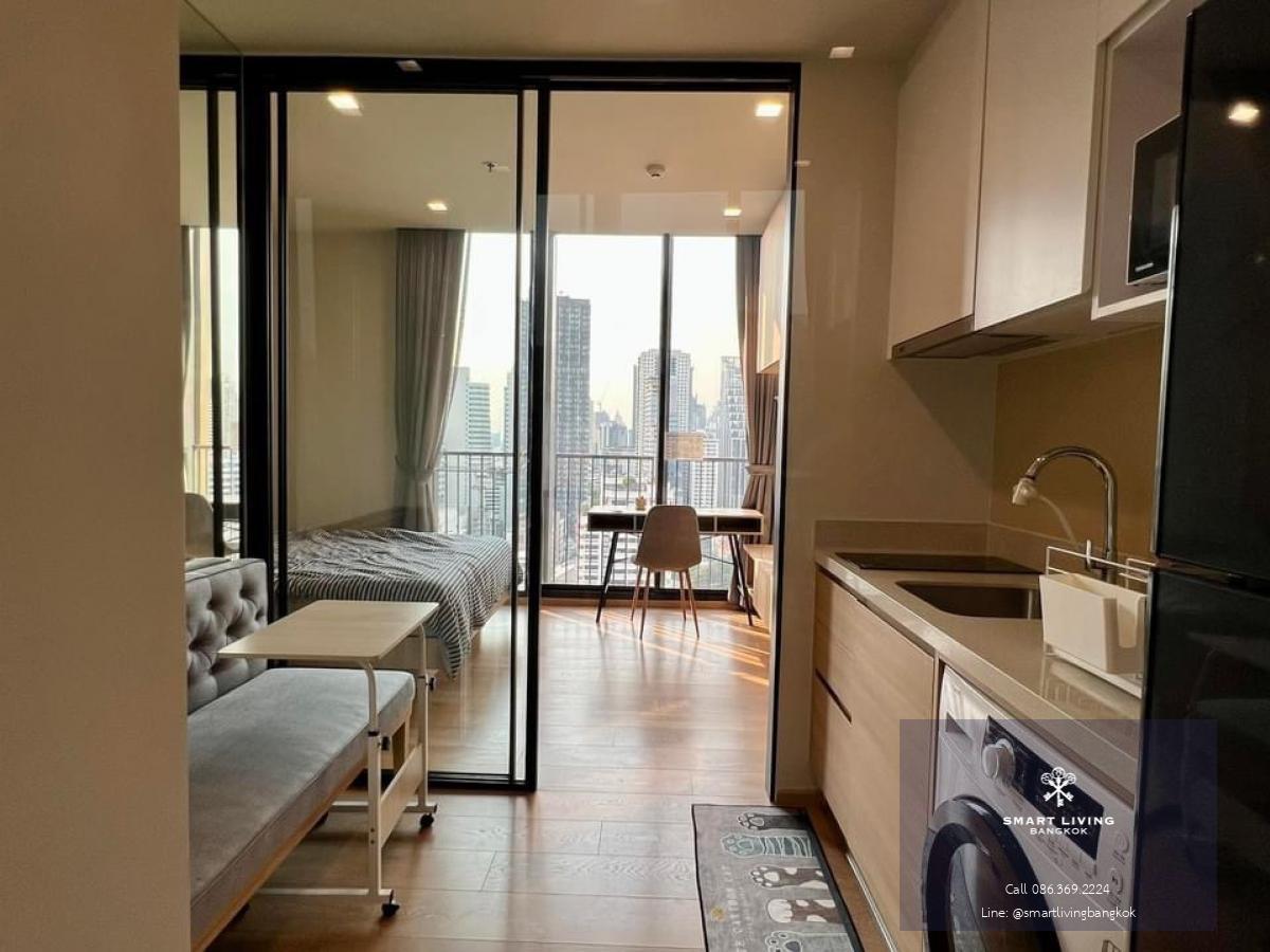 📢👇 Sell with tenant Affordable and worth price for living or investing at Noble around 33 located in one of popular area in Bangkok (Em District)unblocked view, fully furnished