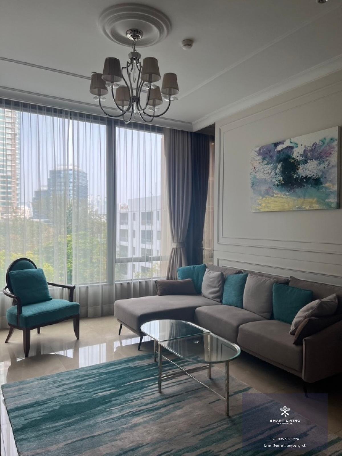 📢👇 Just pack your bag to luxury condo in popular area, langsuan, Sindhorn village, Velaa community mall, near Lumpini park , nice decoration, fully furnished