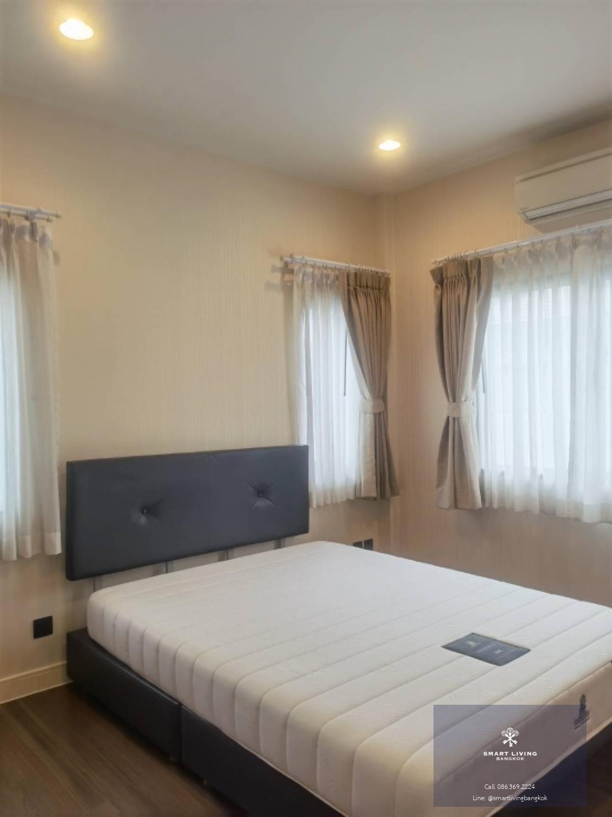 📢👇 Living in good compound and good security at Setthasiri Krungthep Kreetha 1, near Brighton College International School, Wellington College International School Setthasiri Krungthep Kreetha