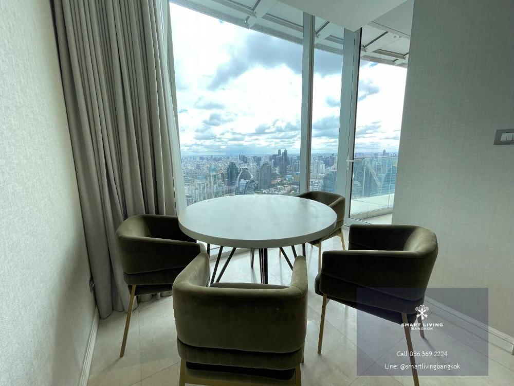 For rent the best Penthouse in city Magnolia Ratchadamri 3 beds duplex with luxury furniture     and superb panorama view.