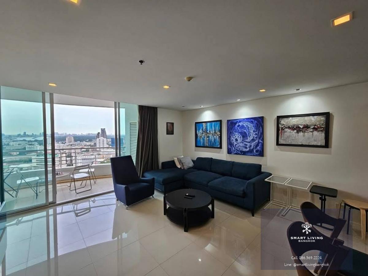 📢👇 Rare item!! Very good price for 3 beds at Sathorn Heritage Residence, fully furnished, big balcony, unblocked view