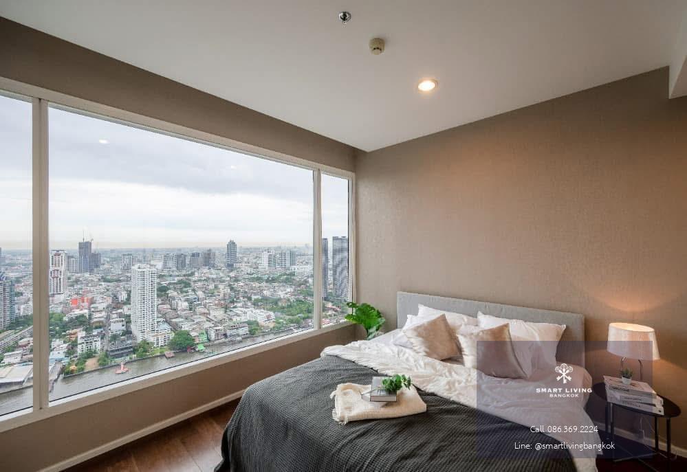 ขายคอนโดหรู Menam Residences, 3 ห้องนอน, ชั้นสูง วิวแม่น้ำเจ้าพระยา รีโนเวทใหม่ เฟอร์นิเจอร์ครบ, ใกล้ BTS สะพานตากสิน ใกล้เอเชียทีค