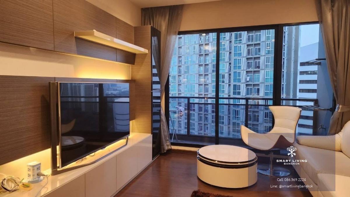 📢👇 Sell with tenant contract til January 2026 Corner unit at Ivy Ampio for rent / sale , near The Street, Central Rama 9, fully furnished, ready to move in