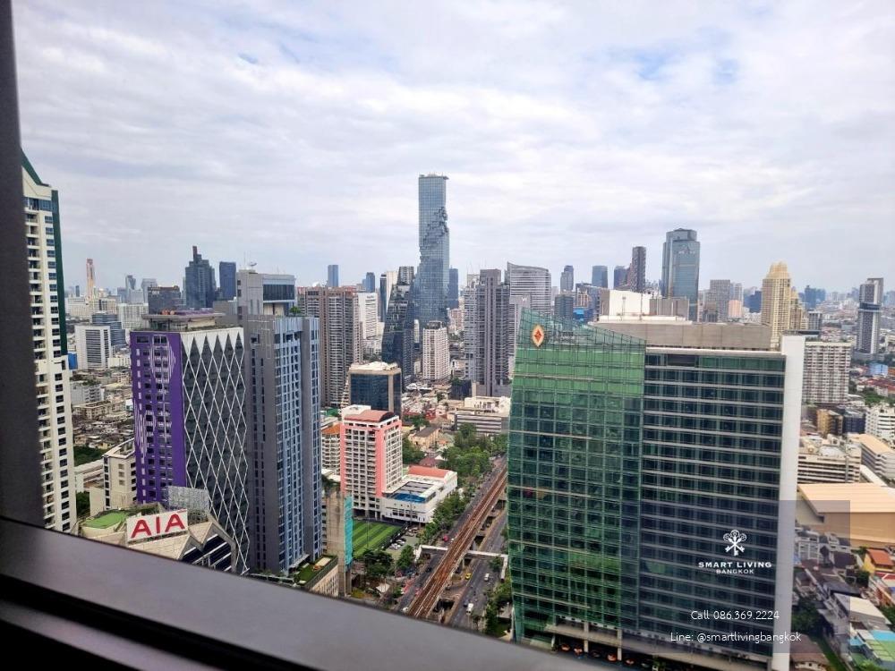 🔥The Bangkok Sathorn good price for sale! 1 Bedroom High floor nice view near BTS Chong Nonsi Tel 086-369-2224