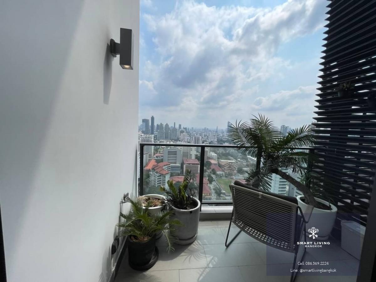 Rare item! Duplex unit for sale with tenant til August 25 . The biggest unit in this project , nice modern decoration, unblocked view on the high floor