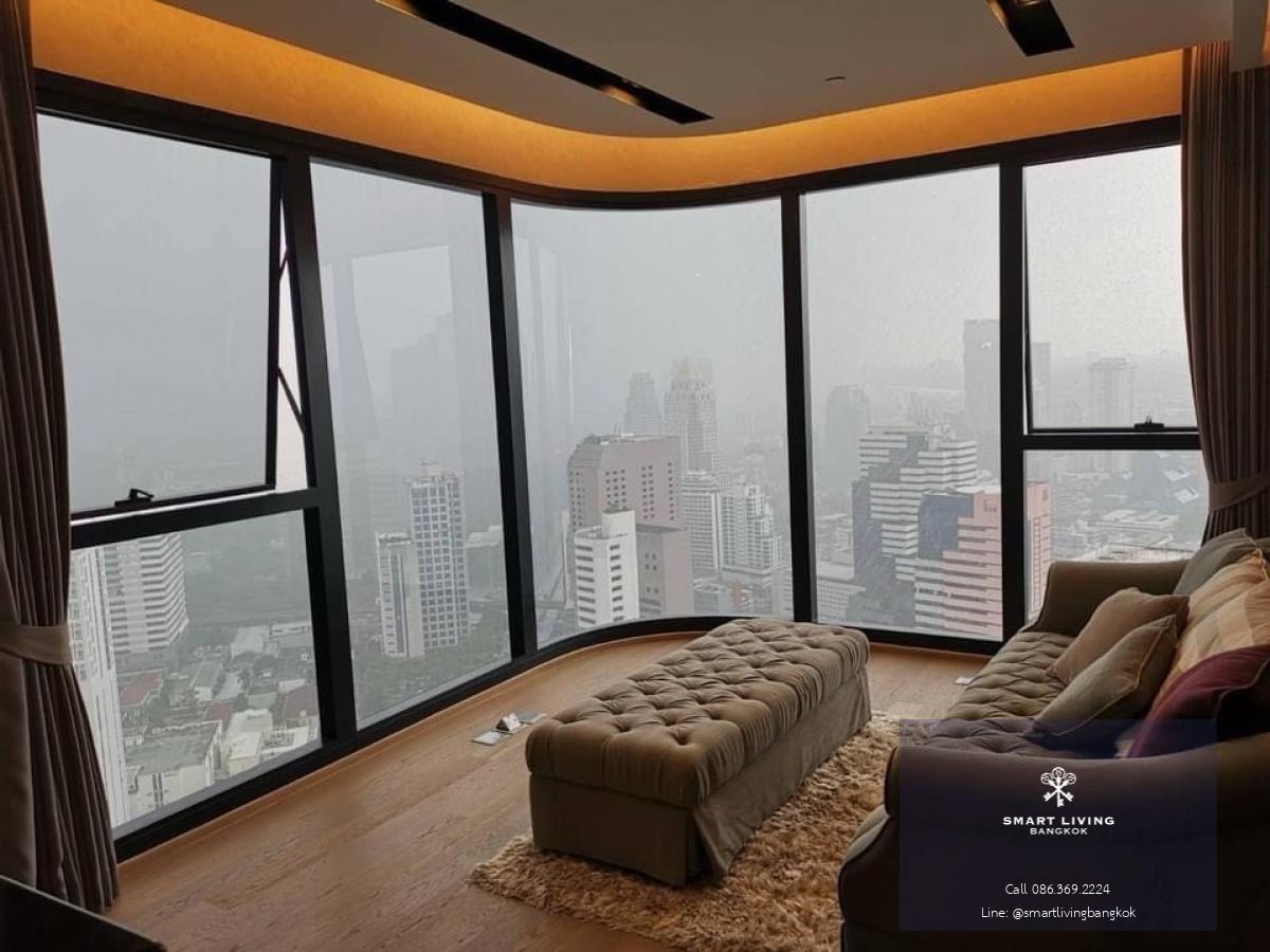 📢👇 Brand new unit and project for rent , 2 bedrooms near Lumpini park, Royal  sport club ,  Samyan Mitrtown, Siam Square, Chulalongkorn university , huge unblocked view, fully furnished and ready to move in at Ashton Chula Silom