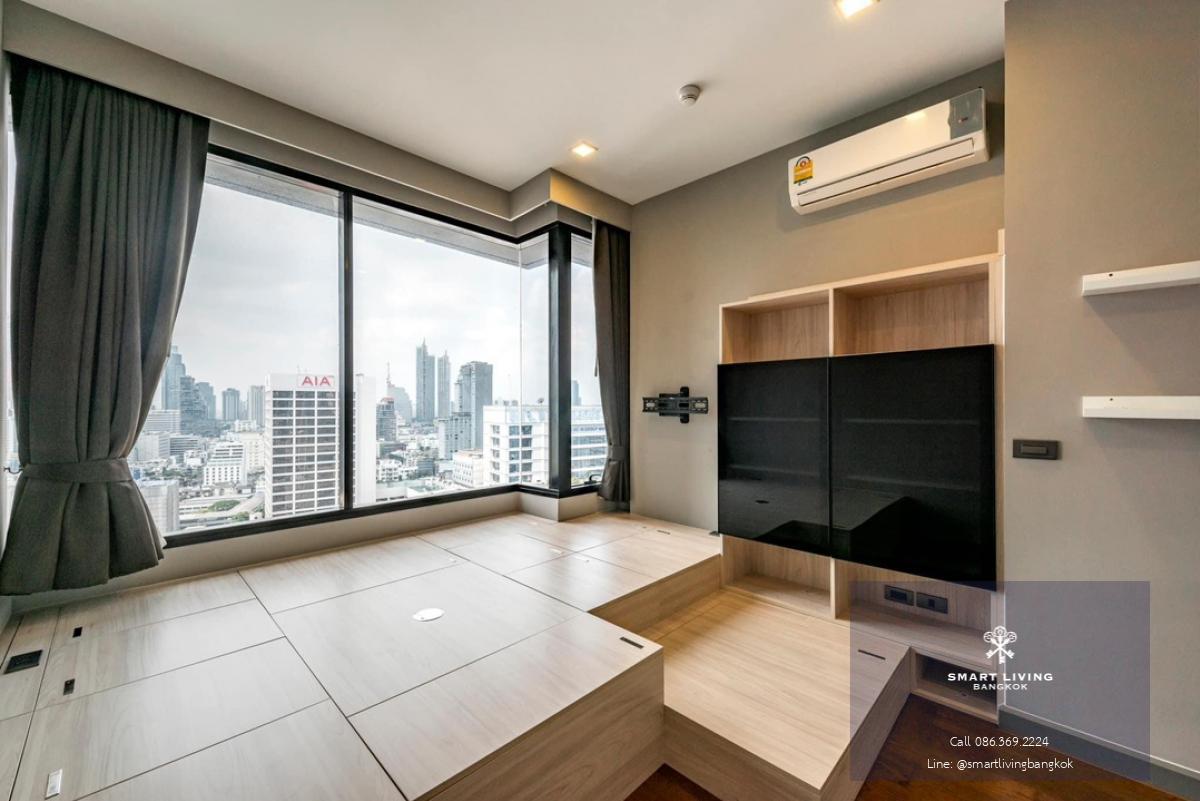 📢👇Petfriendly condo for sale .No high building blocked the view of Icon Siam,  the balcony on the north-west direction, nice decoration, fully furnished, close to Sirat expressway