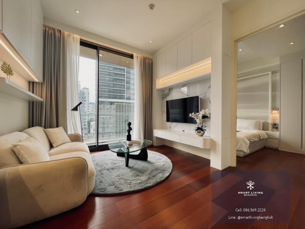 📢👇Luxury brand new project in Thonglor where so many restaurants, coffee shops, supermarkets nearby , unblocked view, nice modern decor, ready to move in 1st of April