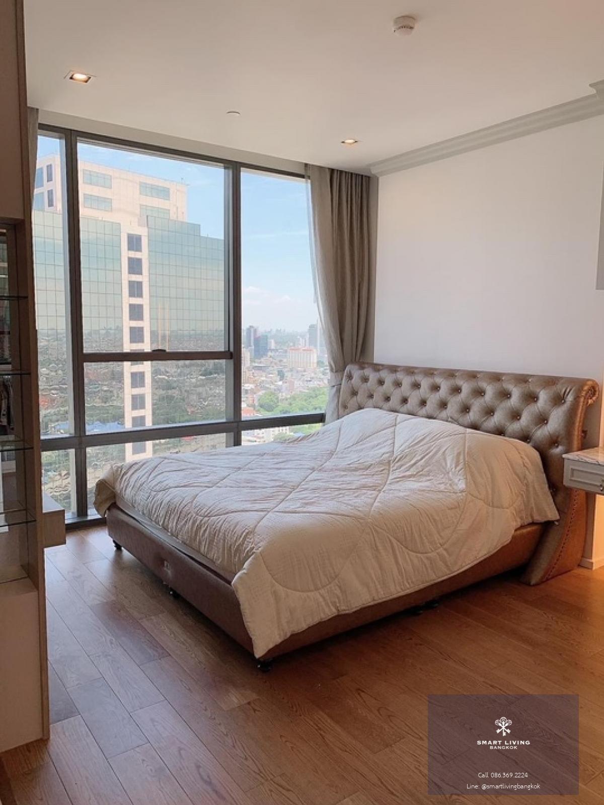 📢👇For sale 1 bed nice deco, fully furnished, unblocked view at The Bangkok Sathorn