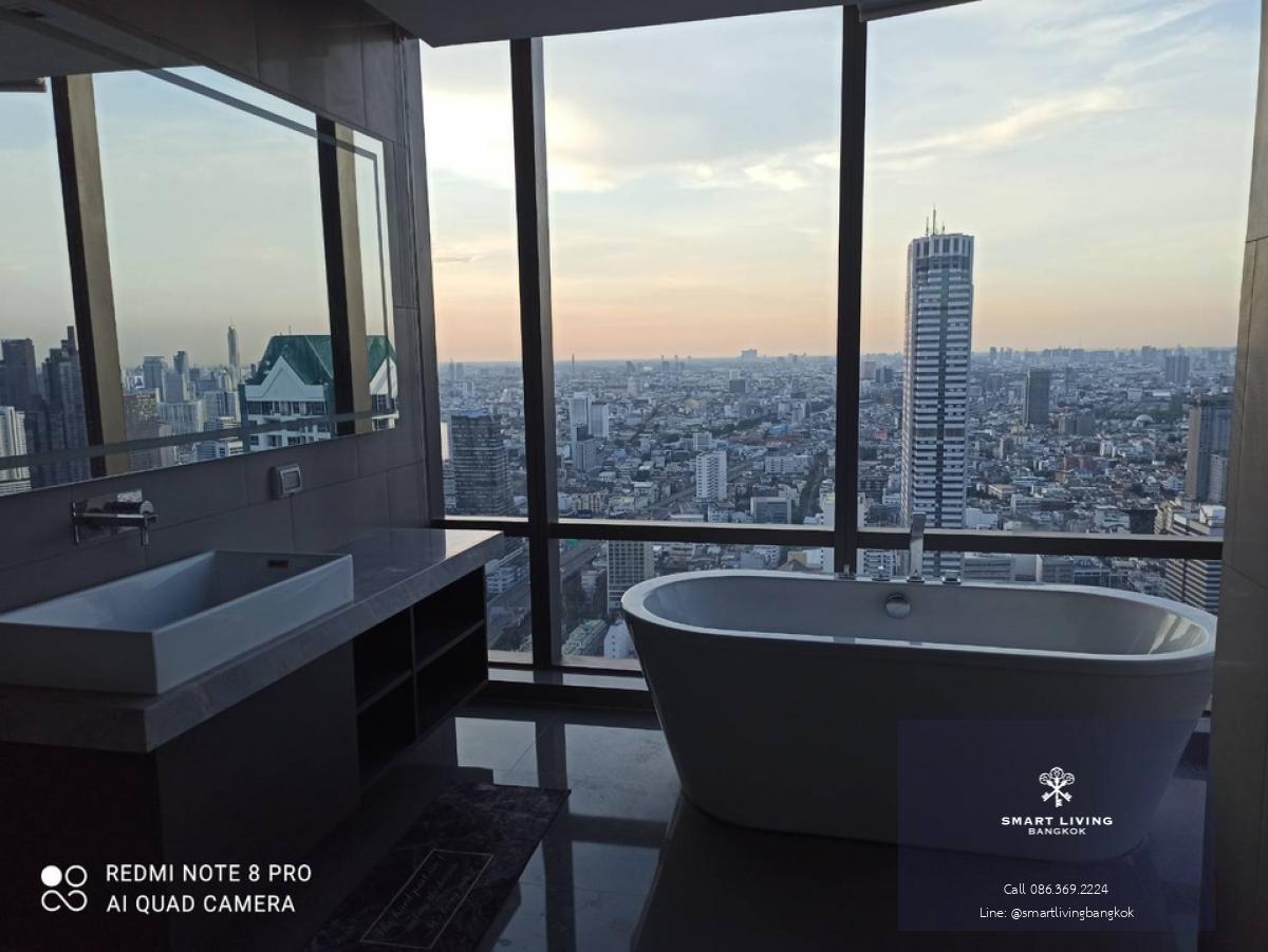 📢👇 The Bangkok Sathorn is one of good place, good location to live and invest in Sathorn , only few steps to BTS , private lift, fully furnished, nice decoration, unblocked city view, ready to move in