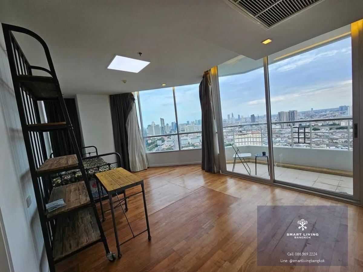 📢👇 Rare item!! Very good price for 3 beds at Sathorn Heritage Residence, fully furnished, big balcony, unblocked view