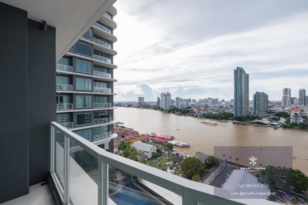 ให้เช่า Menam Residences คอนโดหรู ขนาด 1 ห้องนอน, ตกแต่งพร้อมอยู่ เฟอร์นิเจอร์ครบ, วิวแม่น้ำเจ้าพระยา, ใกล้ BTS สะพานตากสิน