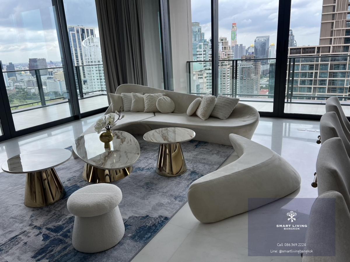 📢👇Rare item! Luxury penthouse for sale with tenant ( rental 550k) , nice modern decoration decor, fully furnished , unblocked green view, next to Velaa community mall, near Lumpini park