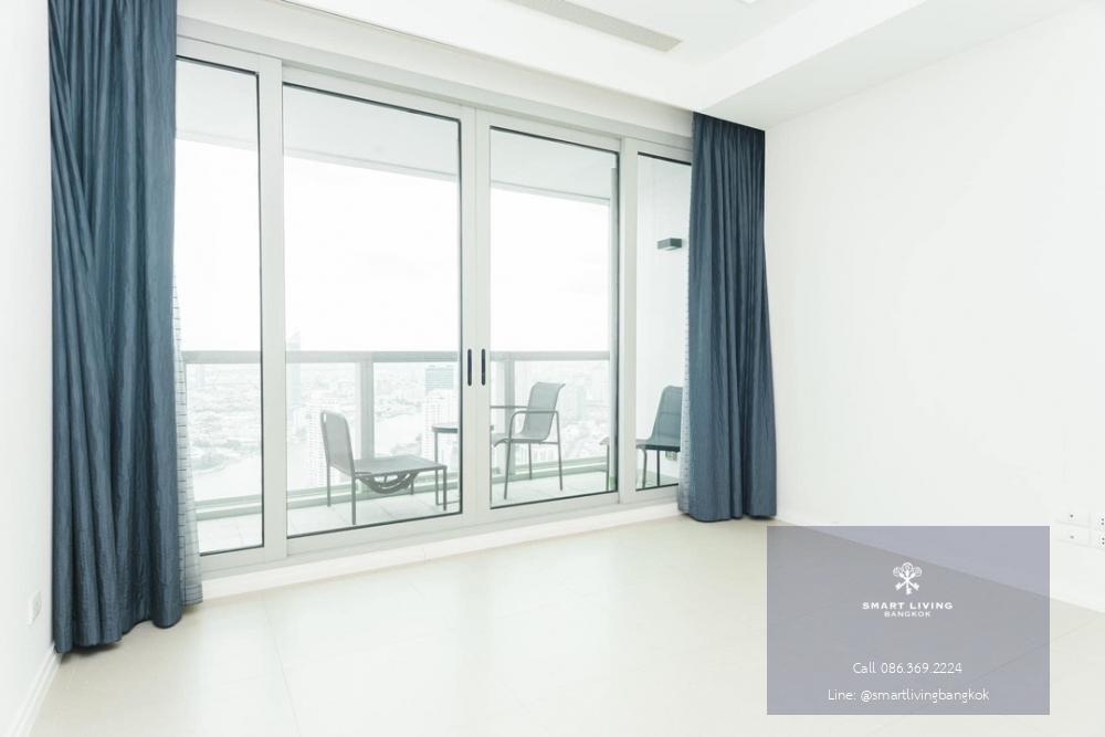 📢👇Relaxing in the luxury condominium by the river near Icon Siam,big balcony face the river, partly furnished