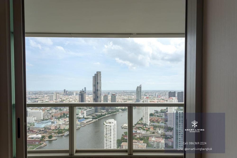 📢👇Relaxing in the luxury condominium by the river near Icon Siam,big balcony face the river, partly furnished