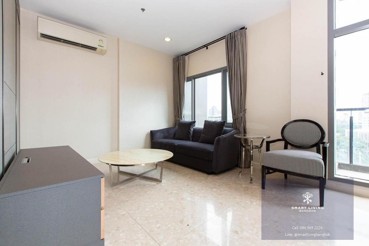 📢👇DUPLEX big size of 2 beds at The Crest Sukhuvmit 34 for rent, clear city view , fully furnished, very close to BTS This unit will be available on June 16,2024