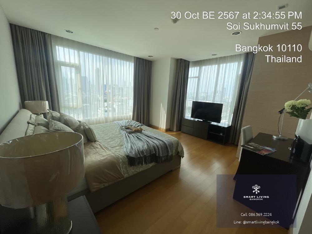 Capital Residence For rent!✨Modern unit 3bedroom Huge size and Fully furnished, Good location in heart of thonglor