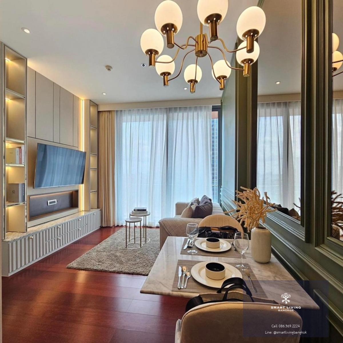 📢👇Khun By Yoo is one of luxury place to live in Thonglor, this unit is fully nice furnished. Ready to move in.