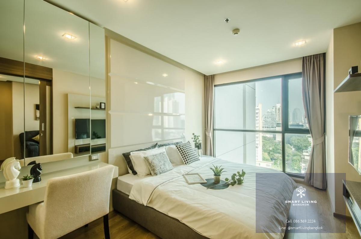 📢👇 Grab or gone! Affordable worth price for living or investing at The Address Sathorn , fully furnished, unblocked view of Mahanakorn