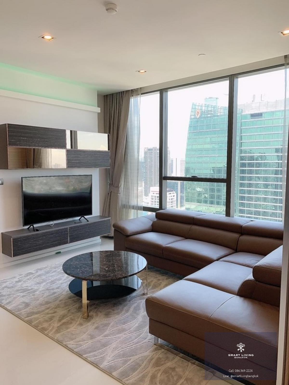 📢👇For sale 1 bed nice deco, fully furnished, unblocked view at The Bangkok Sathorn