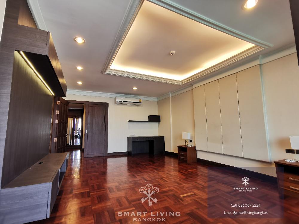 ให้เช่า Penthouse, 4 ห้องนอน ระเบียงใหญ่ ใกล้รถไฟฟ้าเพลินจิต