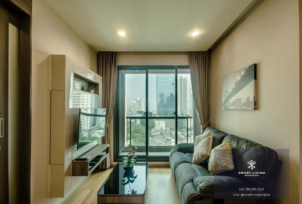 📢👇 Grab or gone! Affordable worth price for living or investing at The Address Sathorn , fully furnished, unblocked view of Mahanakorn