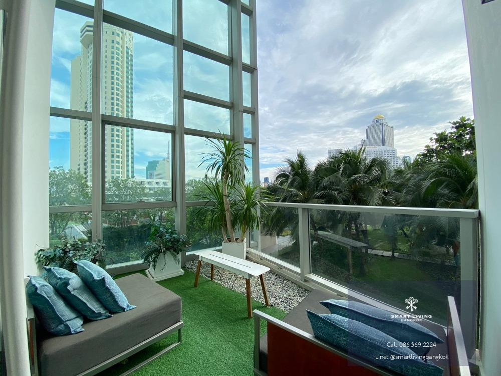 🔥Best price Duplex Penthouse for sale at The River Condominium 2xx,xxx / sq.m with luxury furniture and decoration 📢 Exclusive view facing Chao phraya river near iconsiam. Ready to visit and move in Tel. 086-369-2224