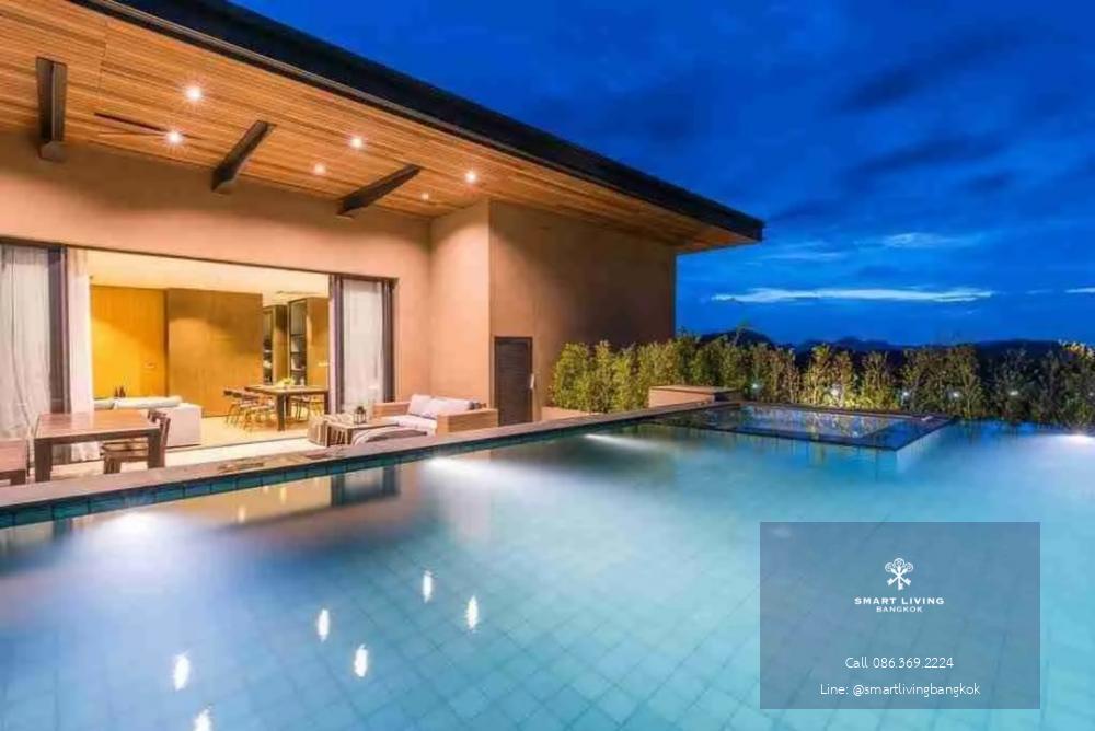 📢👇Penthouse at Luxury lake-side condominium , not far from BKK (Khaoyai )natural place, nice weather all through the year. This penthouse is with a private pool and jacuzzi , nice fully furnished and decoration.