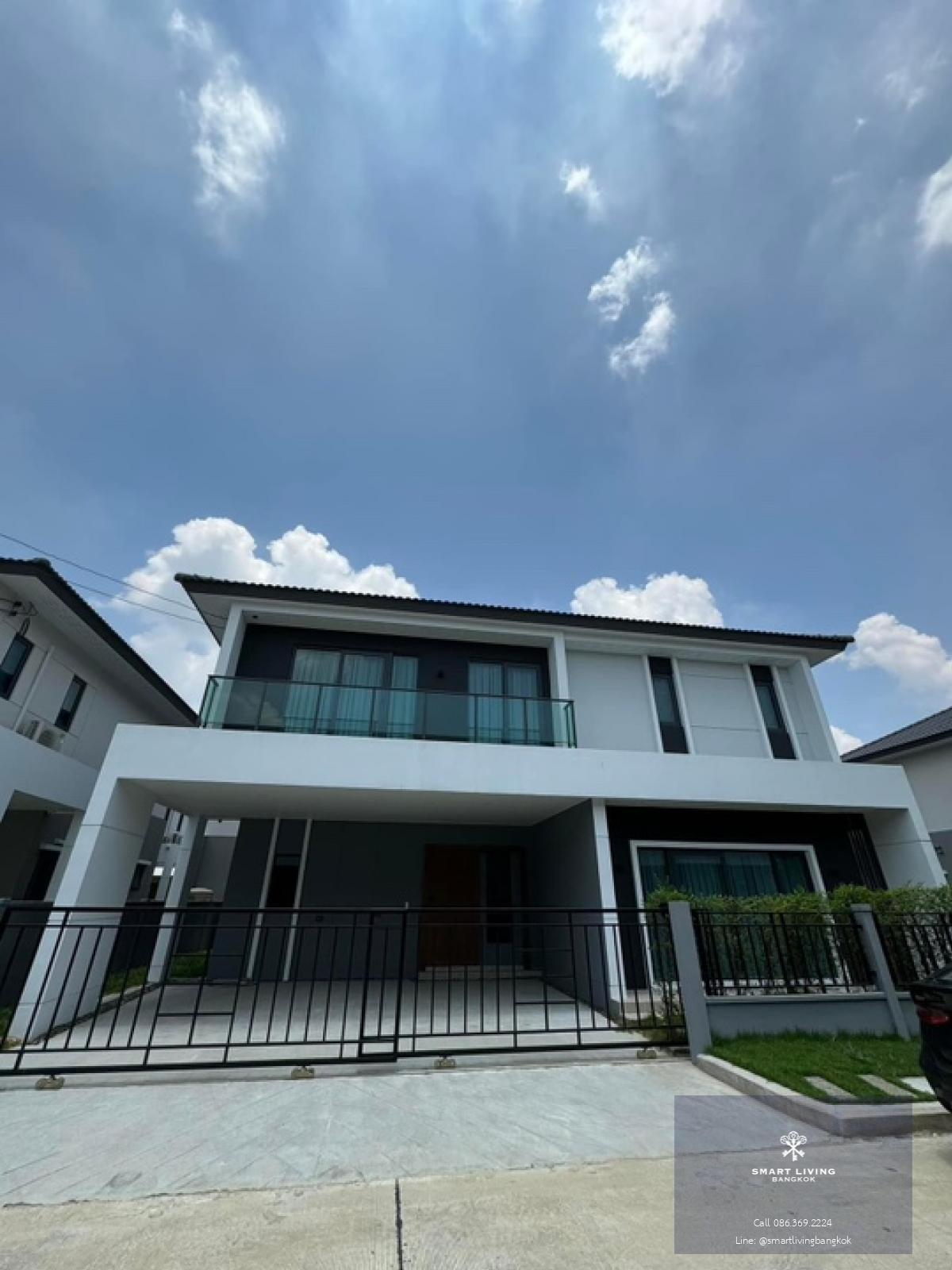 📢👇Single house in good compound with good security, near Donmuang airport, Harrow international school