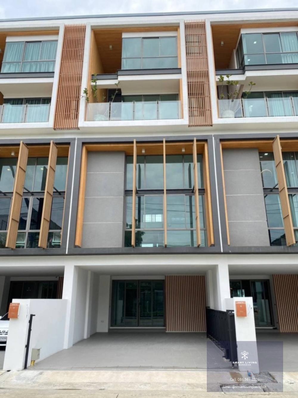 Townhome office ให้เช่า,ใหม่, พัฒนาการ , ราคา 100k