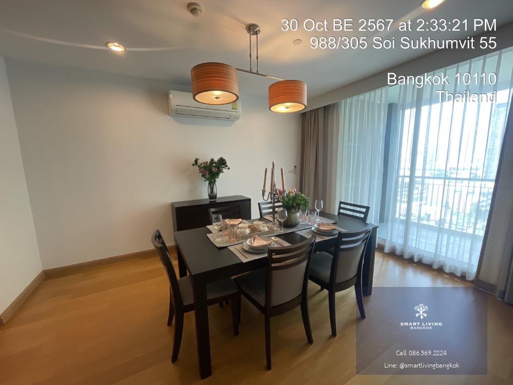 Capital Residence For rent!✨Modern unit 3bedroom Huge size and Fully furnished, Good location in heart of thonglor