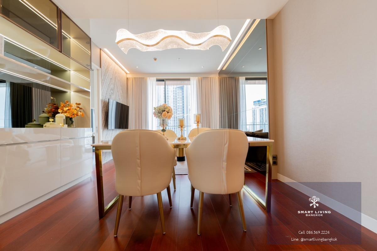 📢👇 Luxury brand new project in Thonglor where so many restaurants, coffee shops, supermarkets nearby , unblocked view, nice modern decor, ready to move in