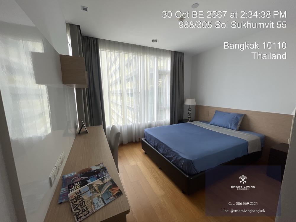 Capital Residence For rent!✨Modern unit 3bedroom Huge size and Fully furnished, Good location in heart of thonglor