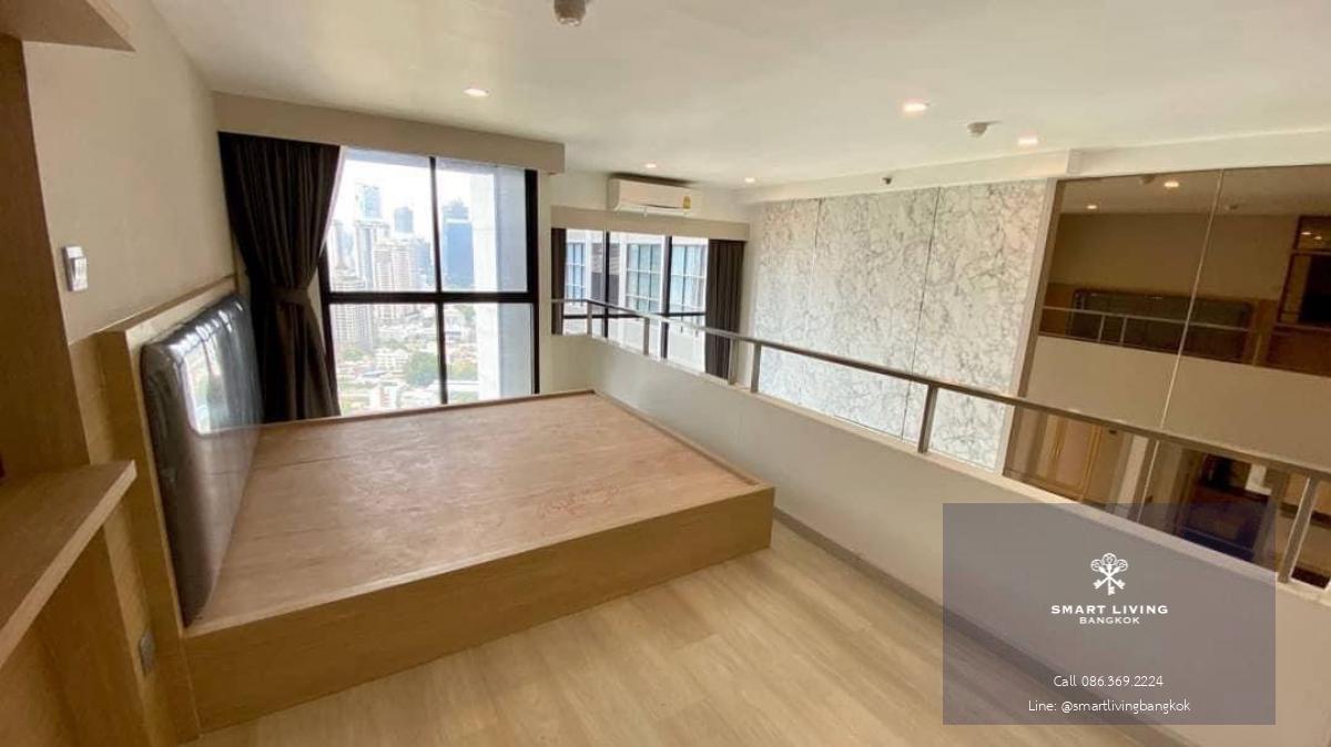 📢👇 KnightsBridge Prime Sathorn is one of good location to live or invest in BKK, brand new Duo space unit, high ceiling 4.4 meters, unblocked view.