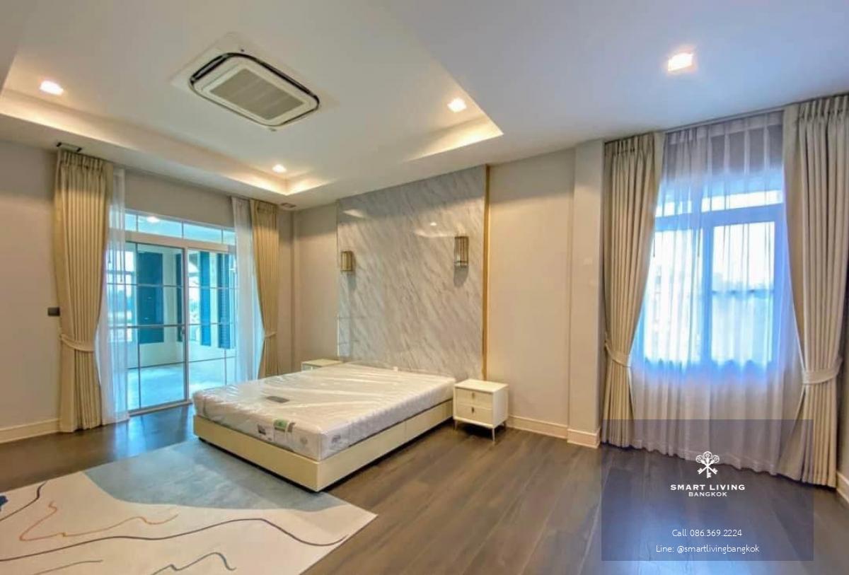 📢👇 For rent at Nantawan Ramintra-Paholyothin 50 , nice house in good compound with high security, easily traveling to city by the Express way, near many shopping malls, restaurants, International schools , fully furnished, ready to move in